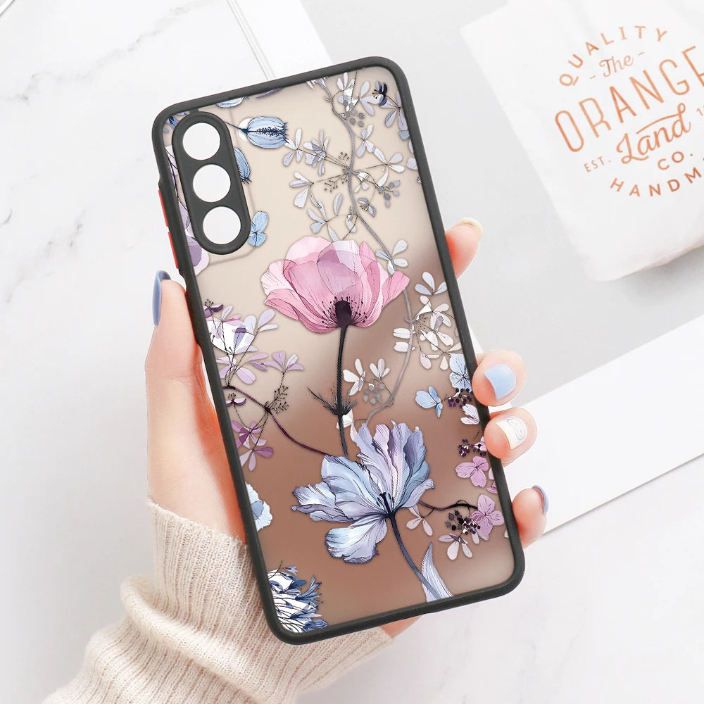 Palm tree Leaves Phone Case For Samsung Galaxy S24 Ultra Case Samsung S23 FE S 23 S22 Ultra S21 S20 S10 S8 Note 20 10 Plus Cover