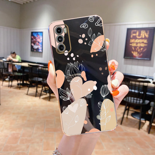 Luxury Plating silicone Phone Case On For Motorola Moto G60 G30 G40F G82 G22 G52 G20 G9 G8 E7 G9 Power E7 Plus E20 EDG E20 Cover