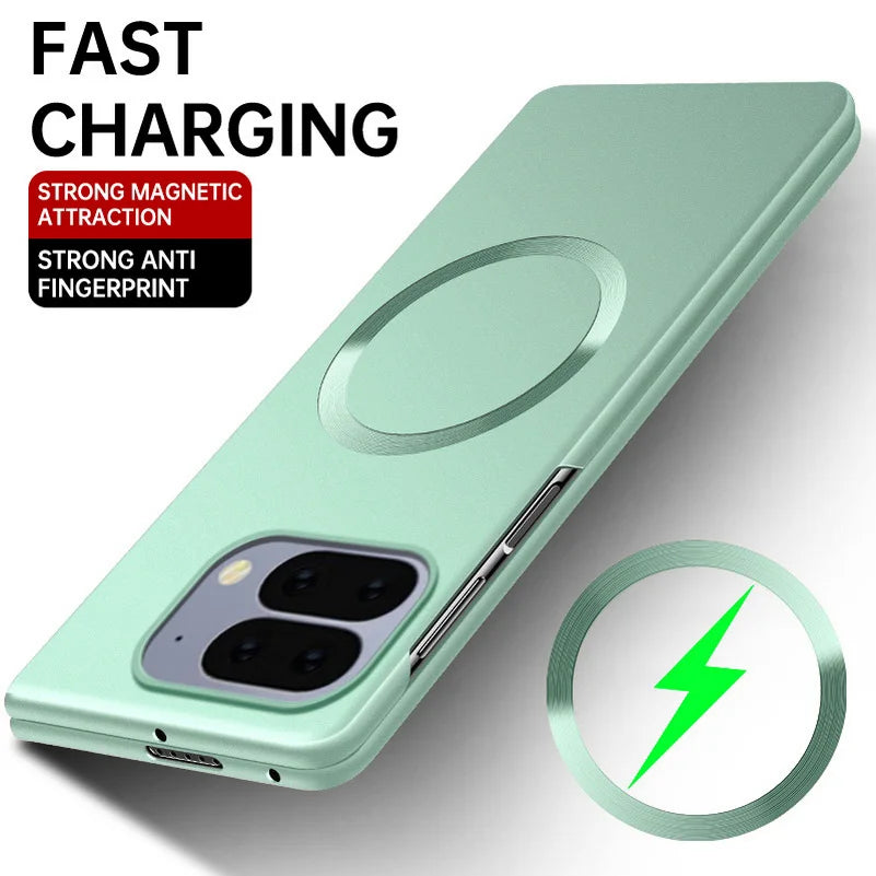 Slim Bezels Magsafe Magnetic Case for Google Pixel 10 Pro Fold pixel9 pro fold Pixel Fold Slim Hard Camera Protect Cover