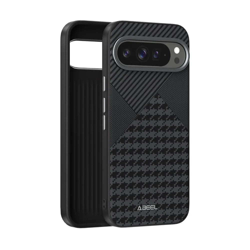 High Texture Slim Smooth-Touch Carbon Fiber Case For Google Pixel 10 9 A Pro XL Wireless Charge Full-pack Anti-Drop Buffer Cover