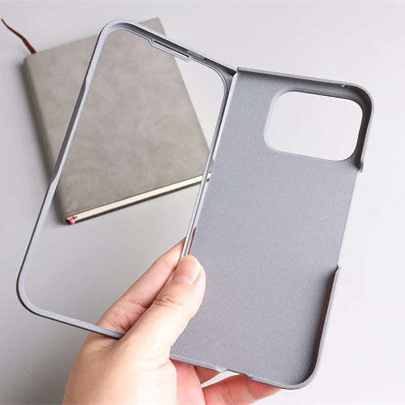 Slim Sandstone Hard Shell Back Cover Case For Google Pixel 10 Fold 9 Pro Fold Pixle Fold Anti Fingerprint Matte case
