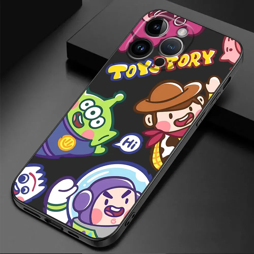 Disney Cartoon Toy Story Case for Google Pixel 7a 8 Pro 6 Pro 7 Pro 6a Bag Silicone Cover
