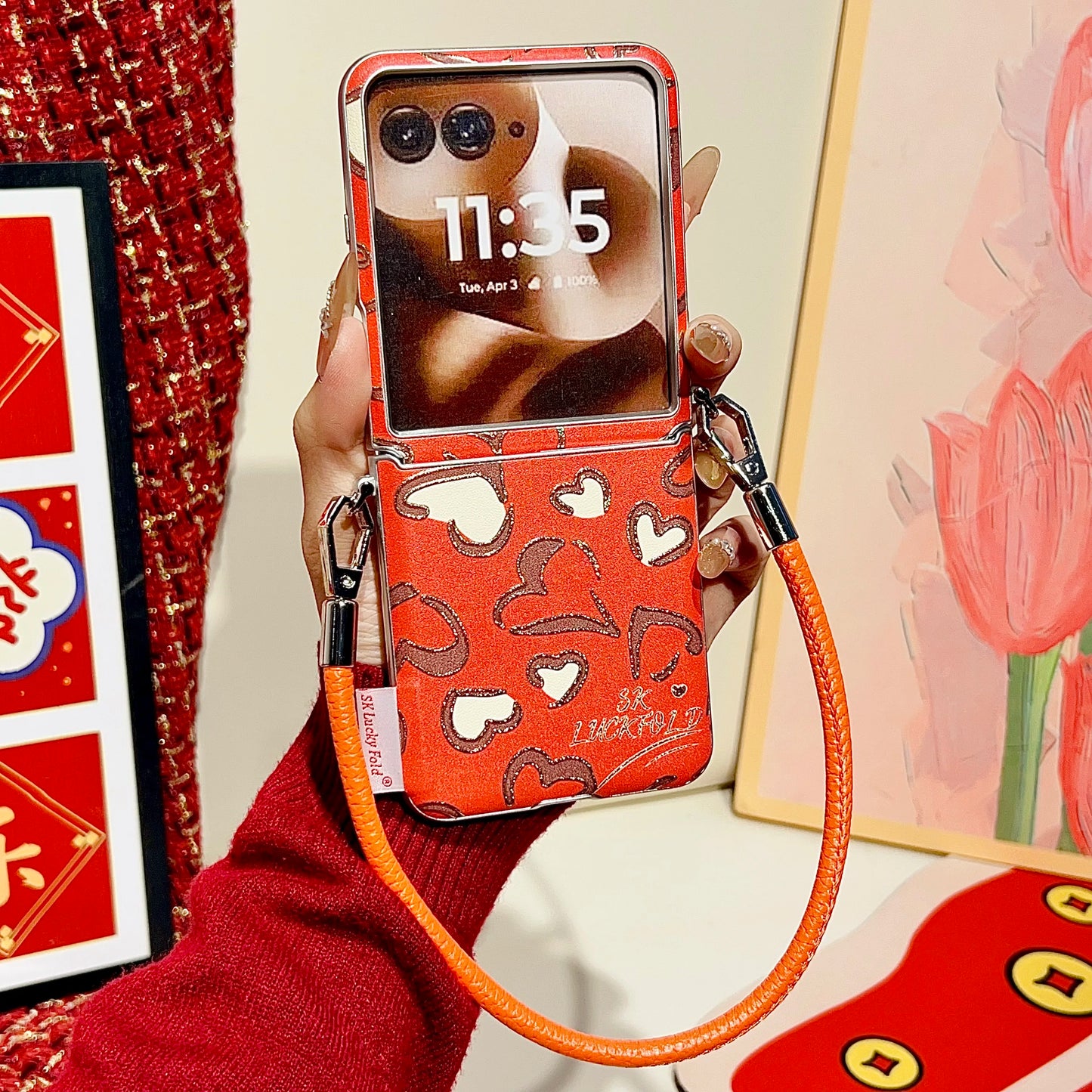 Luxury Leopard Print Bow Phone Case For Motorola Razr 60 50 Ultra 50Ultra Side Buckle with Lanyard Protection Shockproof Cover