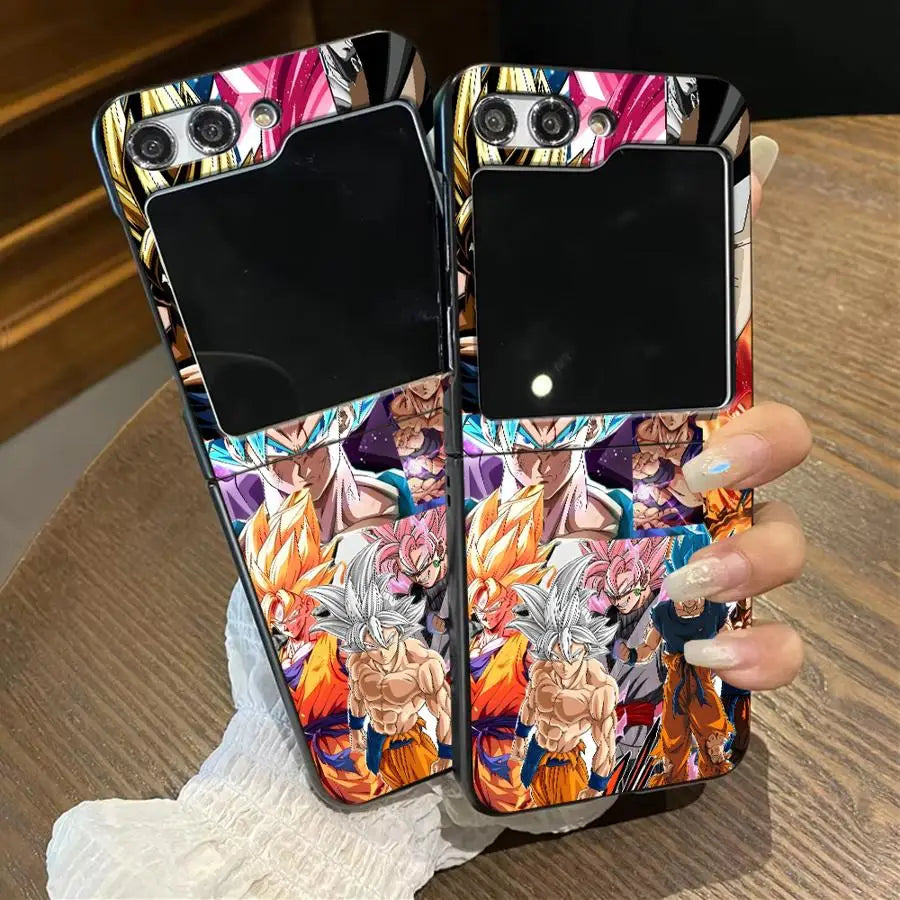 Case for Samsung for Galaxy Z Flip 3 Dragon Ball Super Saiyan Blue Z Flip 3 Z Flip Z FLIP 6 Z Flip 5 Back Cover