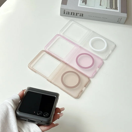 Magnetic Cover For Motorola Razr 40 Ultra Moto Razr Plus 2023 Razr4 Case Matte Back Protective