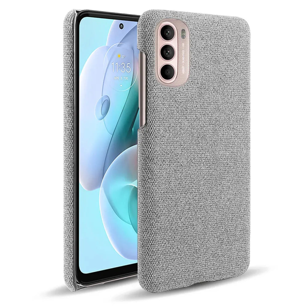 Moto G31 For Motorola Moto G31 G41 G51 G71 5G Luxury Cloth Texture Fitted Case For Motorola Edge S30 X30 S Moto G100 G60 G30 G10