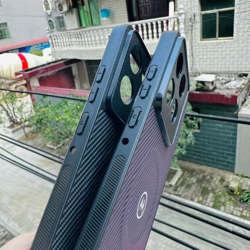 For Motorola Edge 70 X70 Air 60s 60 Pro Neo Fusion Case Luxury Checker Texture Magnetic Leather Cover Shockproof Bumper Funda