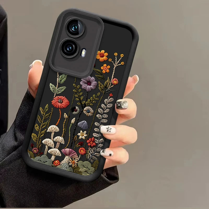 For Motorola Mote G84 G53 G35 G86 G56 G85 G15 G05 G54 G34 G24 G04S Case Edge 60 Pro 50 60 Fusion 50Neo Silicone Shockproof Cover
