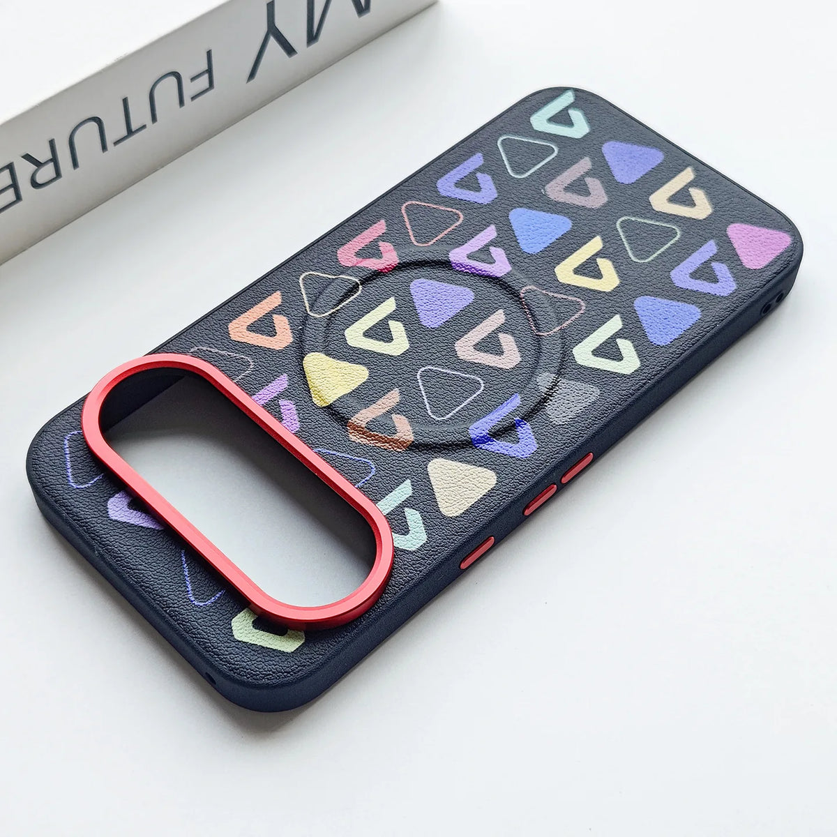Magnetic Case For Google Pixel 11 10 9 Pro XL 10a 9a Stylish Abstract Patterns Skin-friendly Leather Cover For Google11 Pro XL