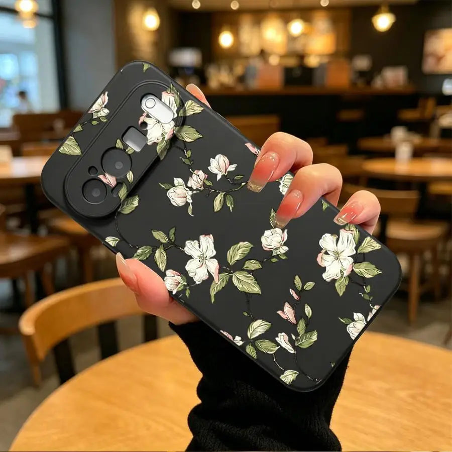 Case for Google Pixel 10A 6 7 8 Pro 6a 8a 9a 7a 10 9 Pro XL Funda Phone Cover Vintage Floral Branch