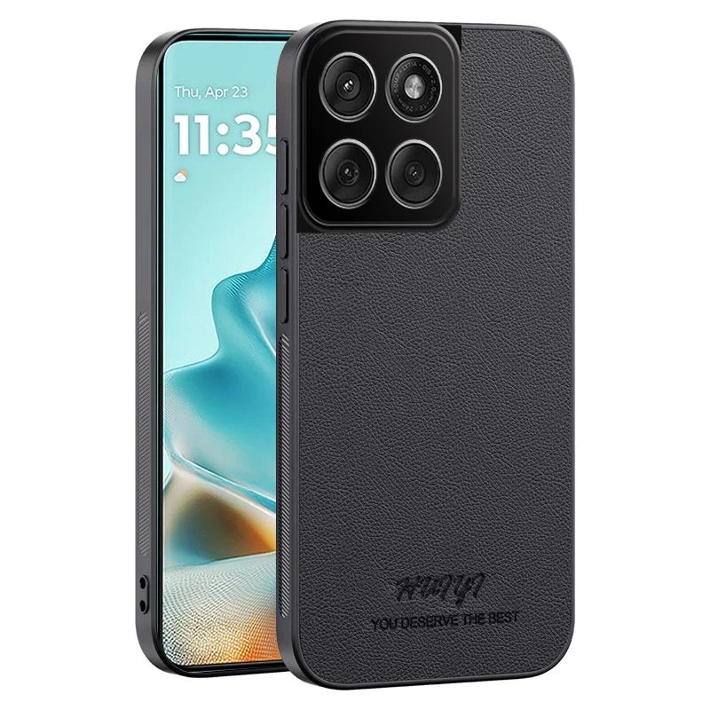 Luxury Business Leather Soft Frame Magnetic Cover For Motorola Edge 60 Fusion Edge60Fusion 5G Phone Cases Capa