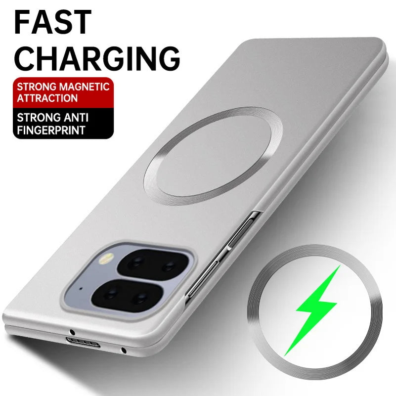 Slim Bezels Magsafe Magnetic Case for Google Pixel 10 Pro Fold pixel9 pro fold Pixel Fold Slim Hard Camera Protect Cover