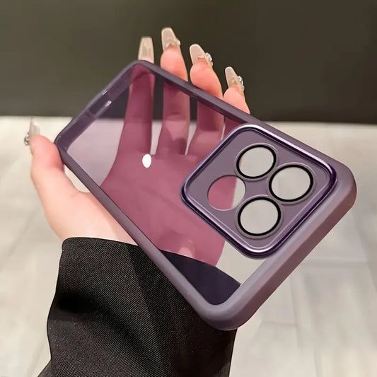 Transparent Phone Soft TPU Case For Motorola Edge 40 Neo Pro 50 Ultra 60 Fusion Moto Edge60 Camera Lens Protector Film Cover