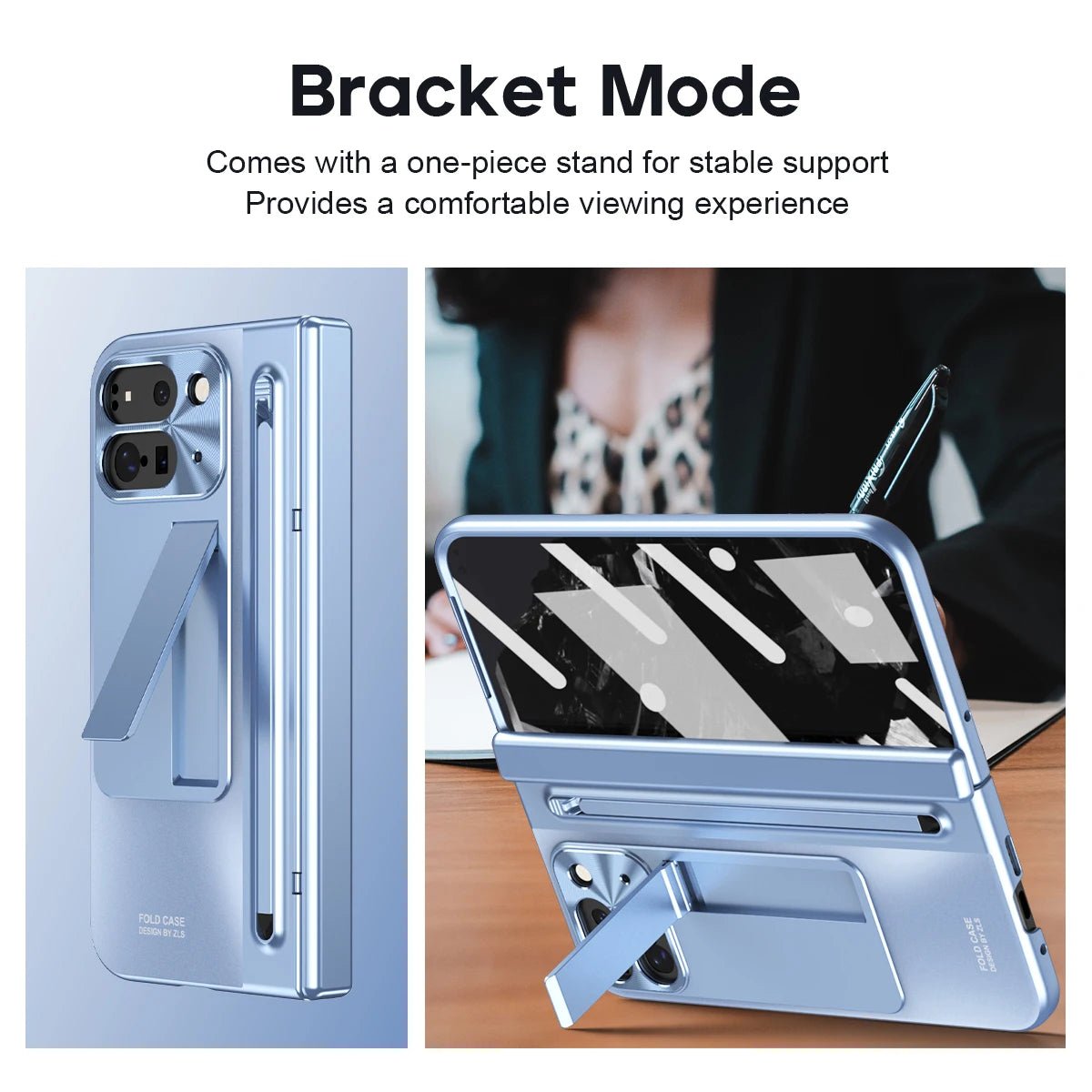 360 Full Protection Hinge Case For Google Pixel 10 9 Pro Fold 2 With Touch Pen Tempered Folding Cover For Samsung Z Fold 6 5 4