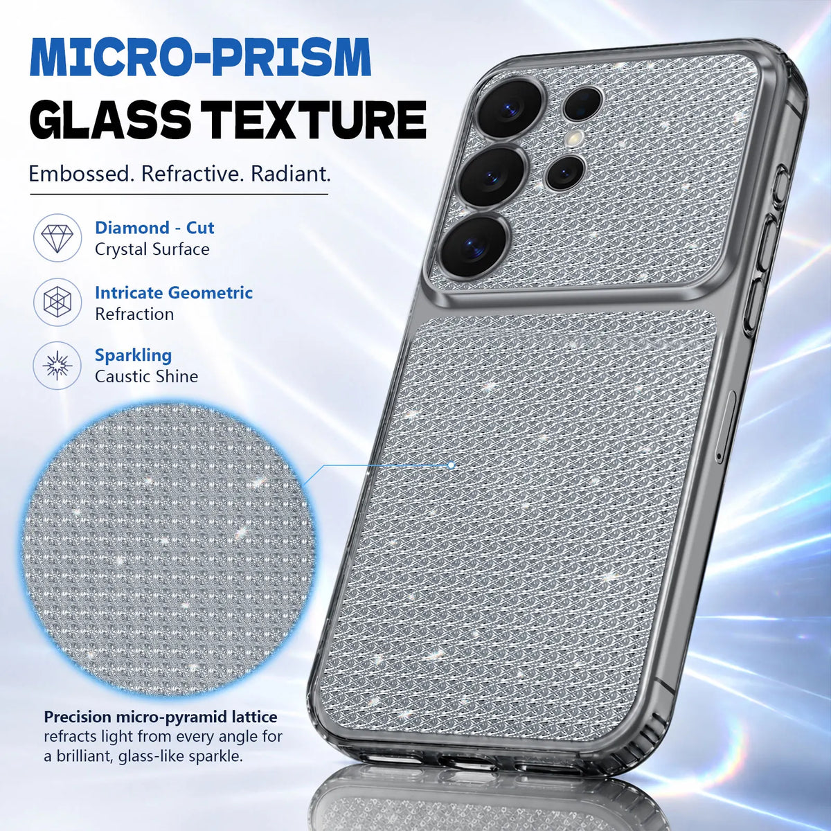 Luxury Glitter Diamond Pattern Soft TPU Case For Samsung S26 FE S25 S24 S23 FE S22 Ultra Plus S21 S20 A57 A37 A27 A17 A36 A26 16