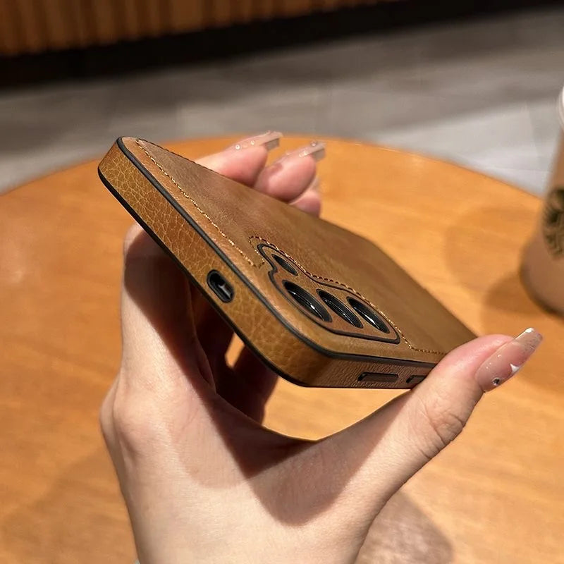 Soft Leather Phone Case for Samsung Galaxy S25 S24 S23 Ultra S22 Ultra Cases for Samsung Galaxy S24 Plus Shockproof Back Cover