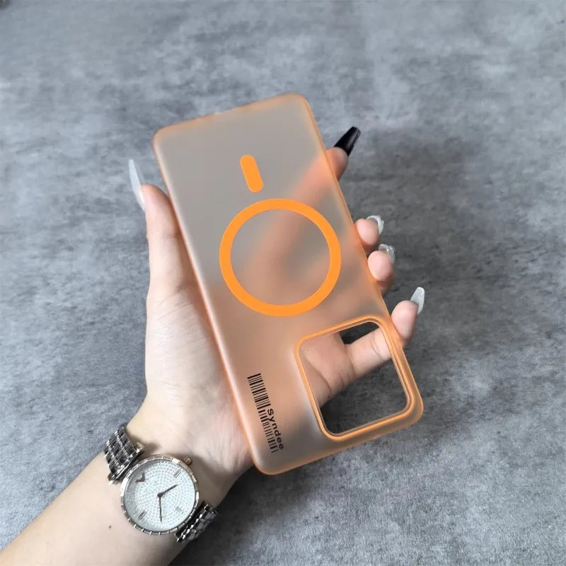 For Motorola Edge 60 NEO Edge60 Pro Stylus Case for Magsafe Matte Pc Translucent Case for Moto Edge 50 Fusion Shockproof Cover