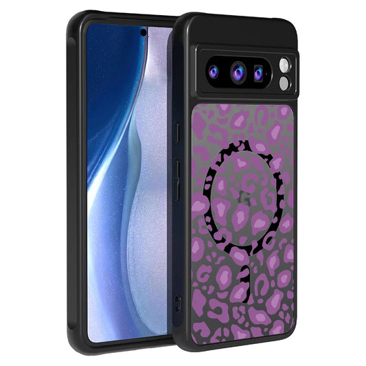 Leopard Print Case For Google Pixel 9 Pro Hybrid TPU+PC Shockproof Rugged Cover Funda For Pixel 9A 8A 7A Pixel 7 8 9 Pro XL Case