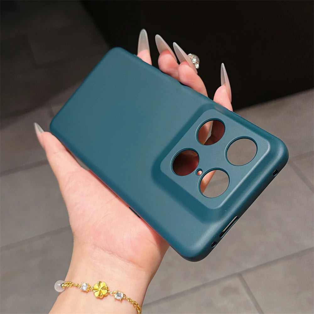 Liquid Silicone Phone Case for Motorola Edge 70 Fusion 60 50 Ultra 40 Neo X70 Air Pro Moto G96 G86 G67 G77 G35 G56 Soft Cover