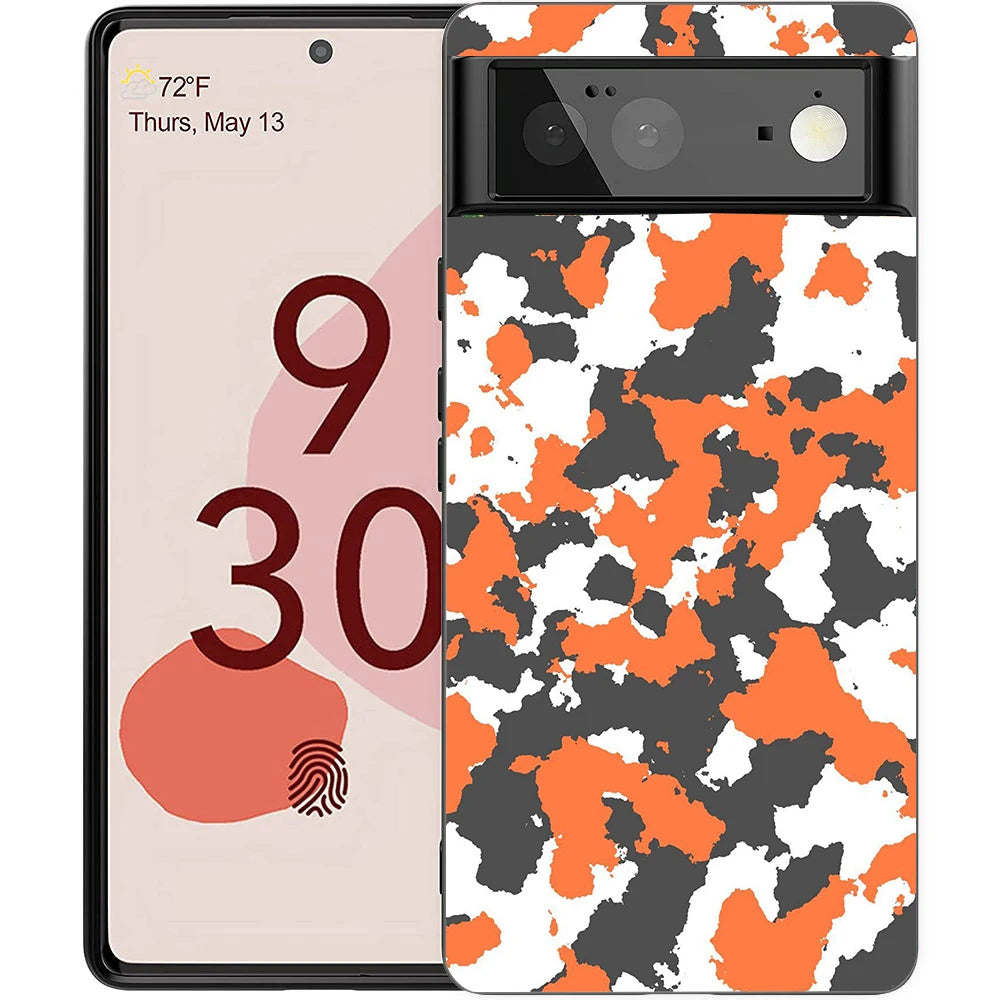 Camouflage Camo Phone Case Cover for Google Pixel 8 7 6 7A 6A Pro 5G Shockproof Silicone Soft 9 Pro XL 8 Pro 5G Shell Coque Bags