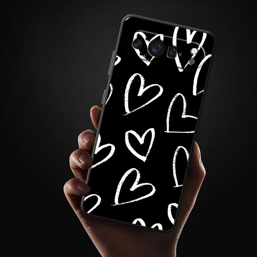 Simple Love Pattern Funda Phone Cover Case for Google Pixel 10A 8a 10 9 Pro XL 7a 6 7 8 Pro 9a 6a