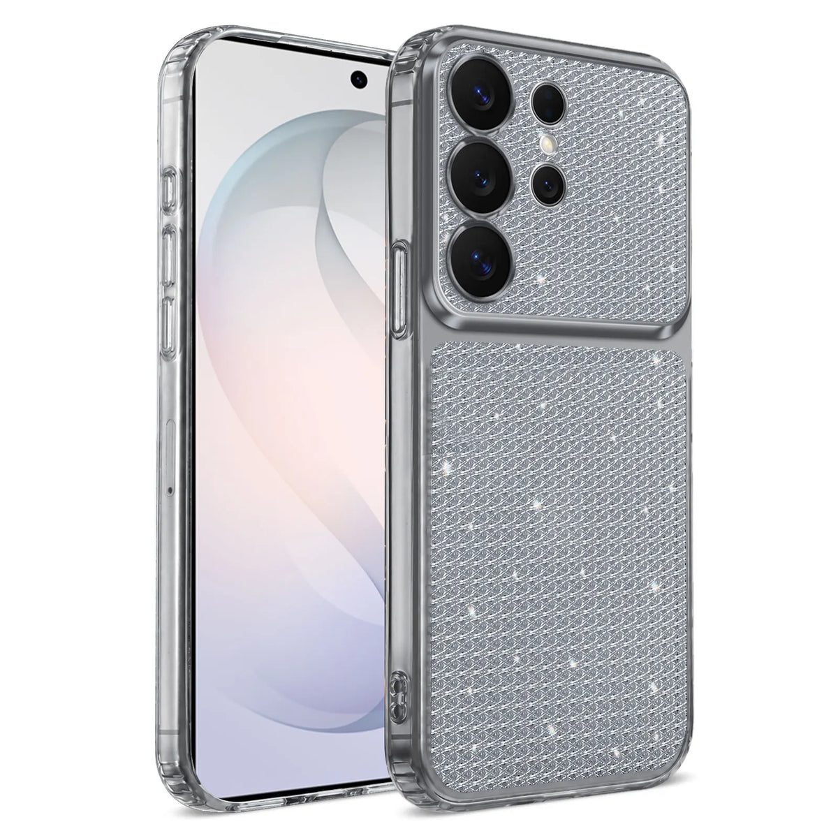 Luxury Glitter Diamond Pattern Soft TPU Case For Samsung S26 FE S25 S24 S23 FE S22 Ultra Plus S21 S20 A57 A37 A27 A17 A36 A26 16