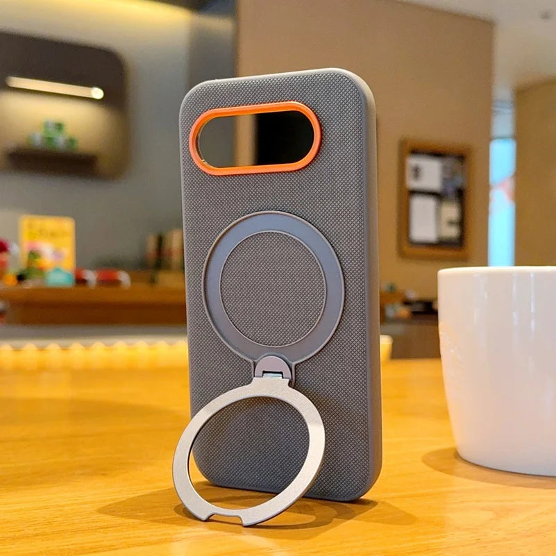 Metal Magnetic Ring Holder Red Lens Ring Raised Protective Lens Case For Google Pixel 10A pixel 10 Pro XL pixel10 Protect Cover