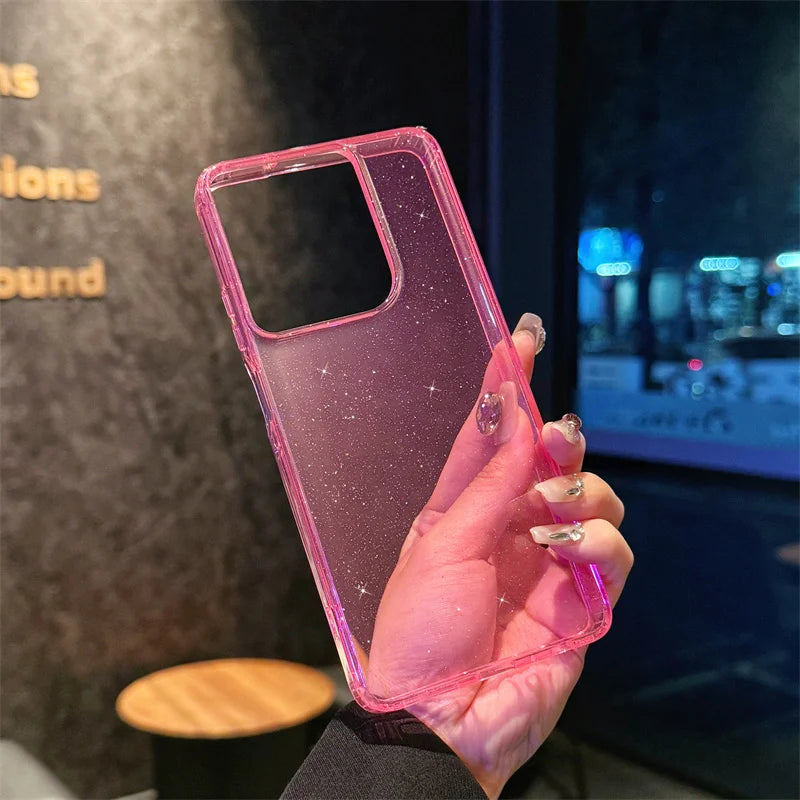 Simple Slim Glitter Bling Wireless Charging Magnetic Case For Motorola Moto G Stylus Powet Play 5G 2024 2025 Soft TPU Back Cover