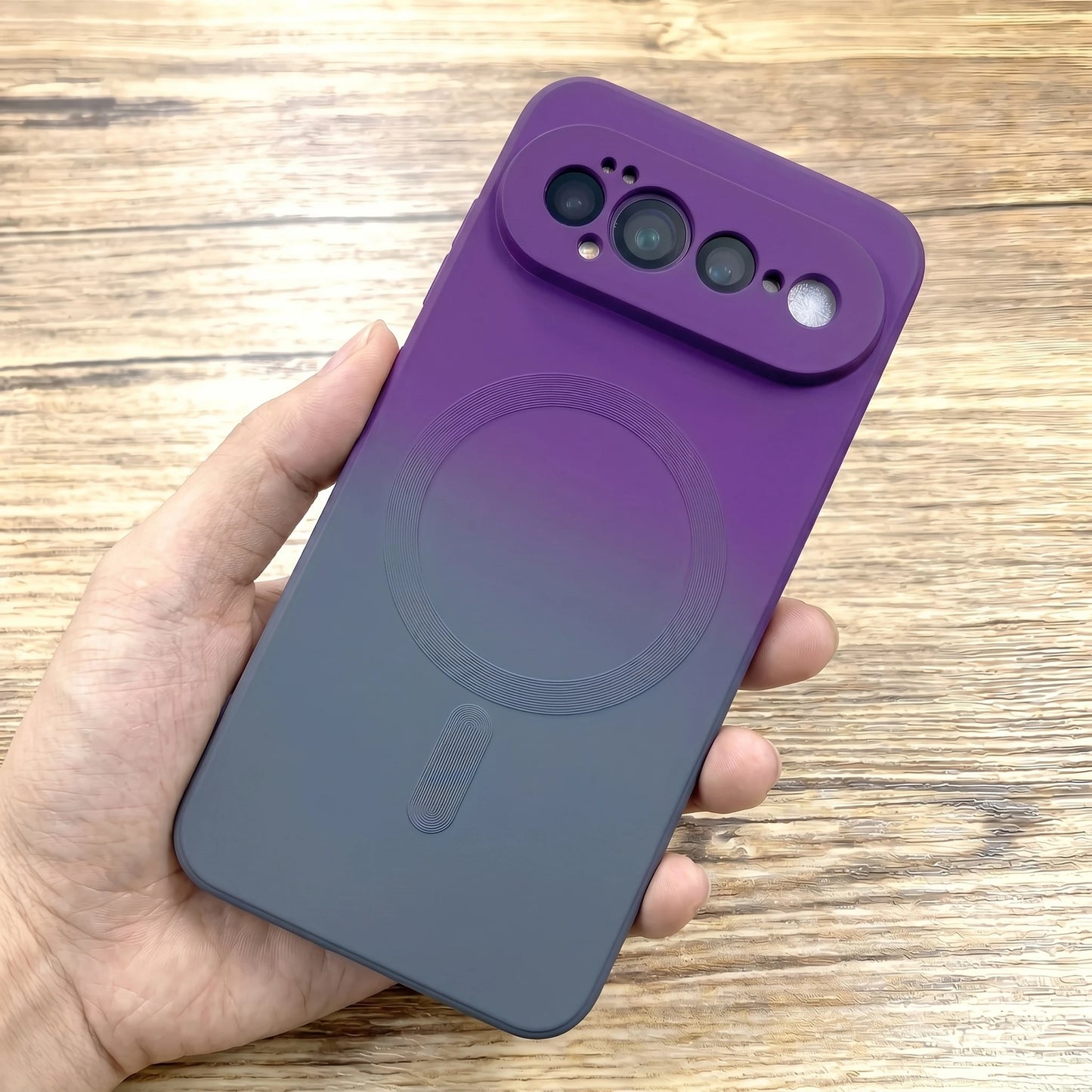Luxury Matte Gradient Soft TPU Magnetic Phone Case for Google Pixel 11 10 9 Pro XL 7A 8A 9A 10A Lens Protection Full Back Cover