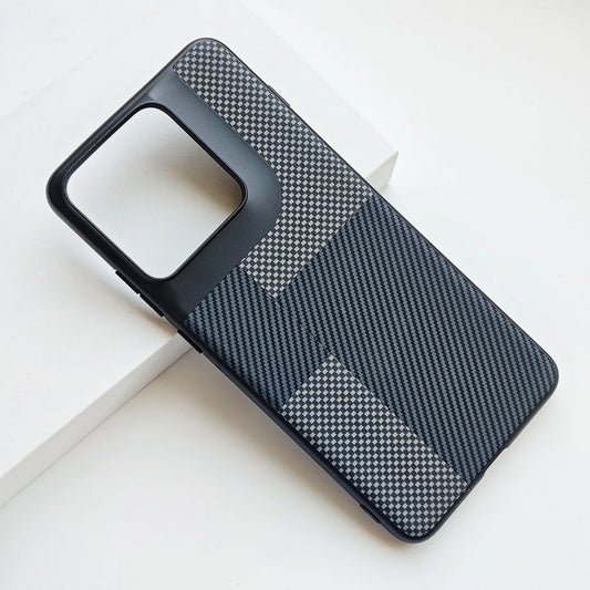 Case for Motorola MOTO Signature Luxury PU Leather TPU Kevlar Striped Shockproof Back Cover for Motorola X70 Air Pro Phone Shell