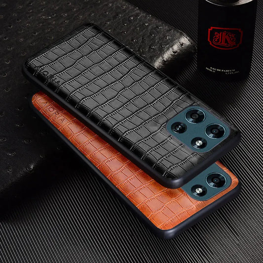 Luxury Crocodile Leather Case For Motorola Moto G86 G67 G57 G06 Power G Play 2026 Slim Fit Back Cover for Moto G 2026 case