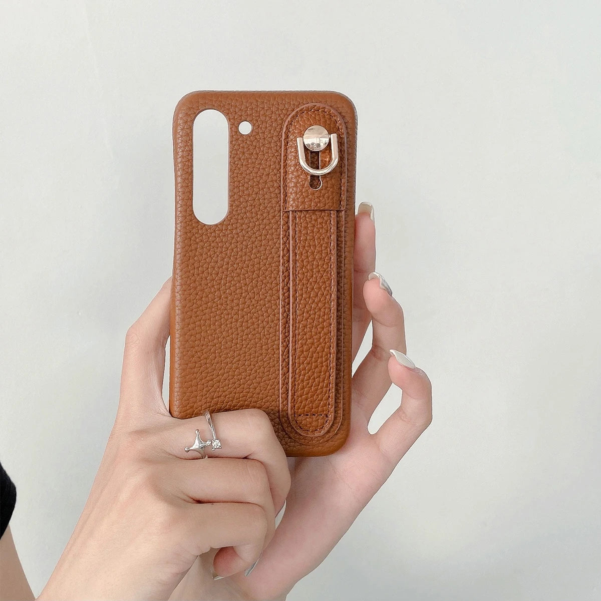 Luxury Leather Card Bag Case For Galaxy S20 S21 FE S22  S23 S23 S24 Plus Note 20 Ultra PU Fashion Litchi Skin Cover