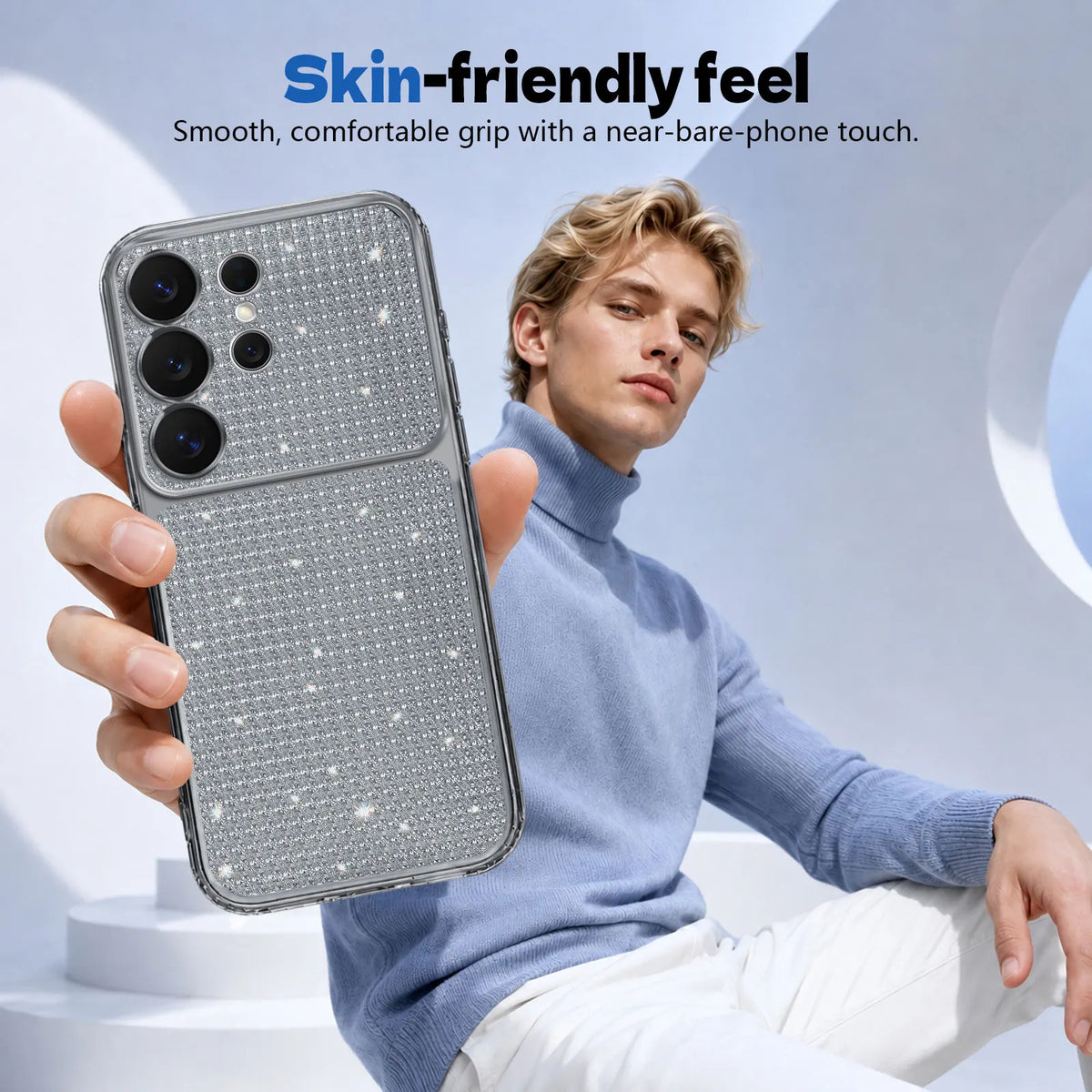 Luxury Glitter Diamond Pattern Soft TPU Case For Samsung S26 FE S25 S24 S23 FE S22 Ultra Plus S21 S20 A57 A37 A27 A17 A36 A26 16