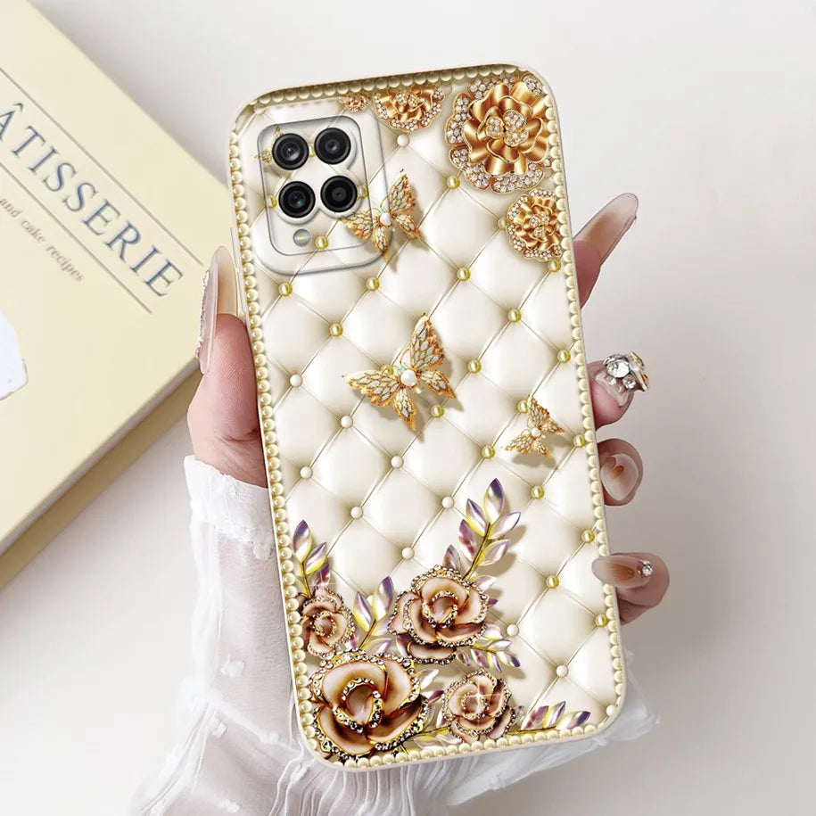 Case For Samsung Galaxy A22 M22 M32 4G Case SM-A225F SM-M225F SM-M325F Shockproof Cover Fashion Painted Soft Silicone Phone Capa