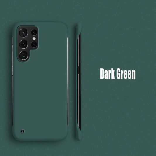 Ultra Slim PC Frameless Case For Samsung S25 Ultra S24 Plus S23 S22 S21 S20 S24 FE Note 20 Ultra 10 Plus Matte Hard Phone Cover
