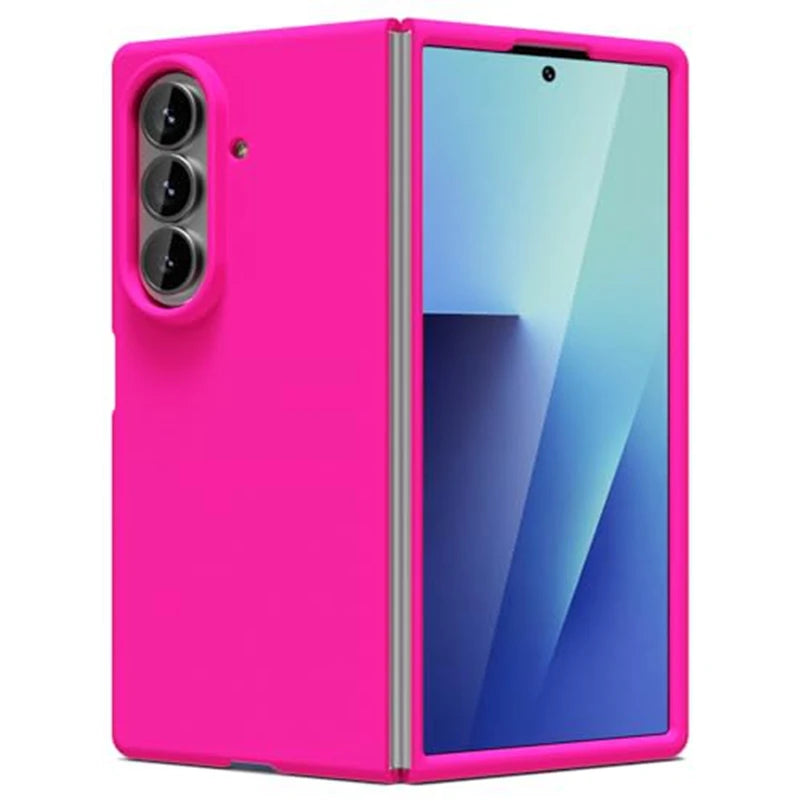 For Samsung Galaxy Z Fold 7 6 5 4 3 Case Liquid Silicon Minimalist Ultra Thin Skin Feel Magnetic Wireless Charge Protector Cover