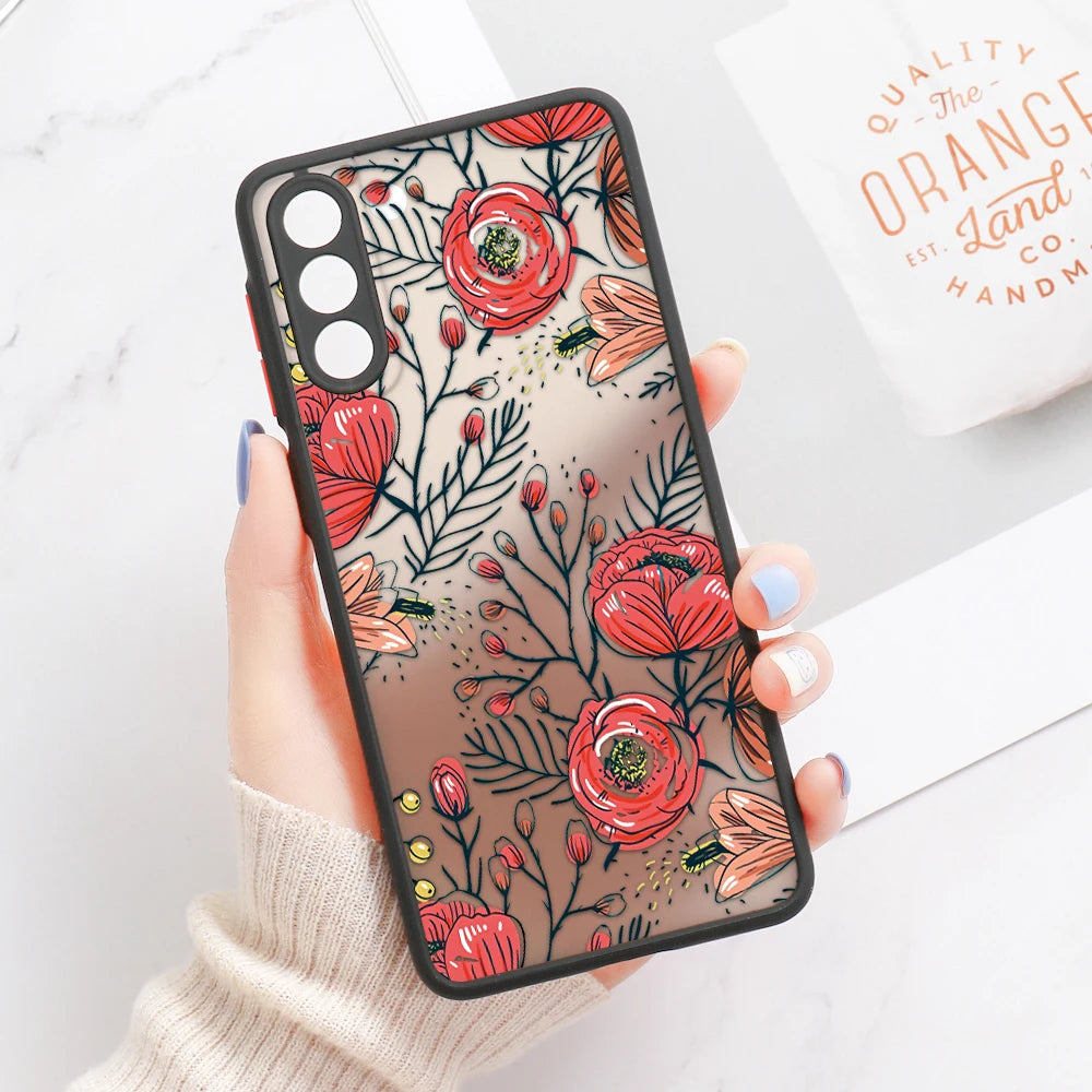 Palm tree Leaves Phone Case For Samsung Galaxy S24 Ultra Case Samsung S23 FE S 23 S22 Ultra S21 S20 S10 S8 Note 20 10 Plus Cover