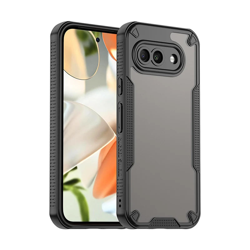 New Armor Bumper Phone Case For Google Pixel 9A Case Silicone Hard Shockproof Cover Capa