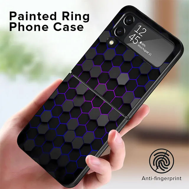 Carbon fiber Shockproof Cases Cover for Samsung Galaxy Z Flip 4 5G Z Flip 3 zflip ZFlip3 Z Flip5 ZFlip4 Flip5 Hard PC Coque