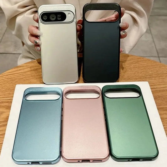 Original AG Frosted Solid Color Armor Phone Case For Google Pixel 9 Pro XL 8 7 Pro 9A 8A 7A Shockproof Anti-Scratch Bumper Cover