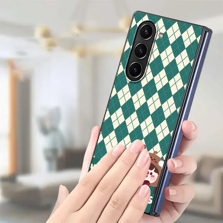 Christmas Cute Loopy Case for Samsung Galaxy ZFold7 ZFold3 Z Fold 7 6 5 4 3 ZFold4 ZFold5 ZFold6 Back Phone Cover