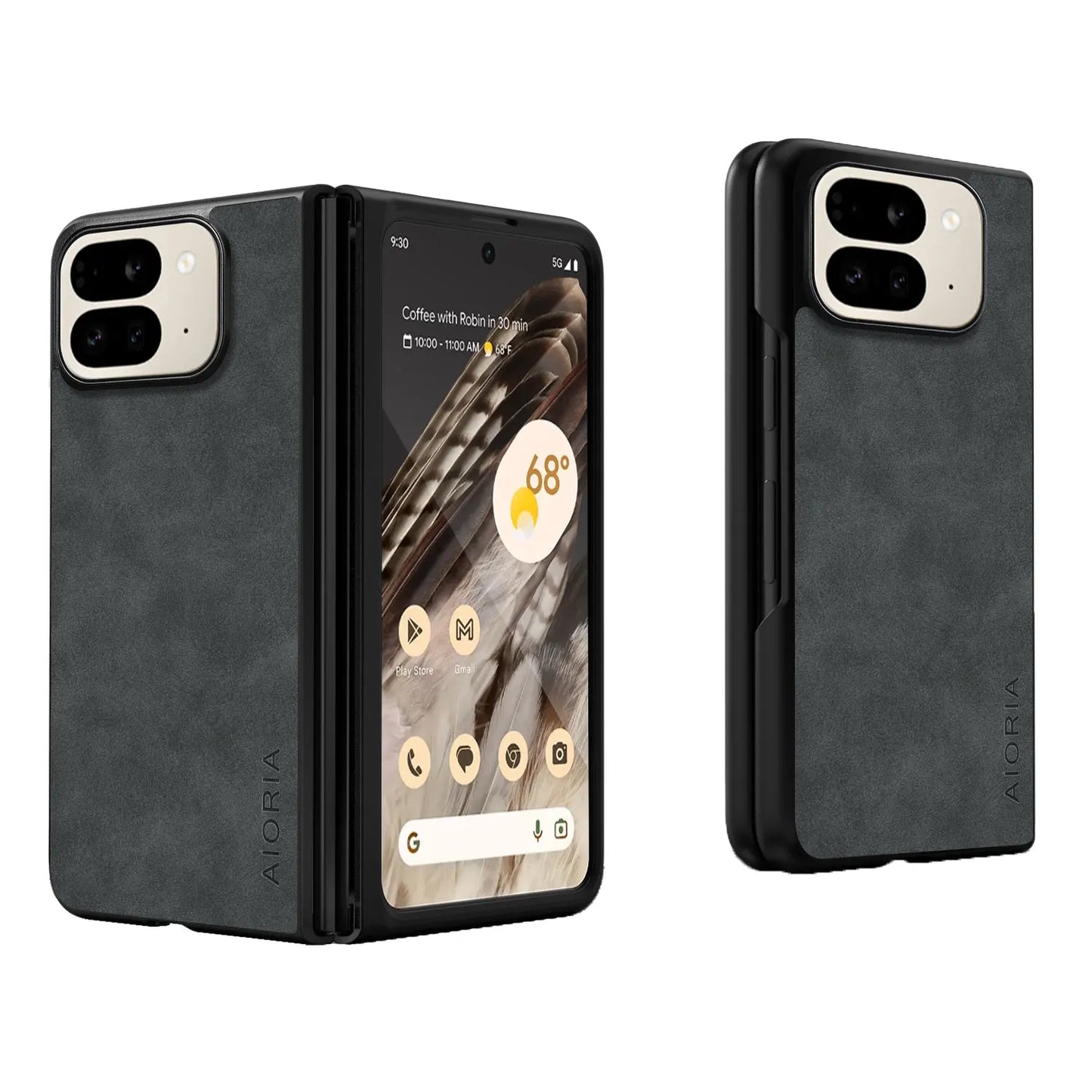 for Google Pixel 10 9 Pro Fold Case Capa Business Style Premium PU Leather Stylish Phone Case coque funda