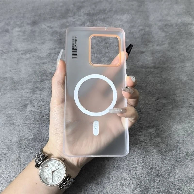 Fashion Pure Color Slim Case For Motorola Signature Edge 70 Air 60 50 Fusion G17/15/67/57/86 Power For Magsafe Shockproof Cover