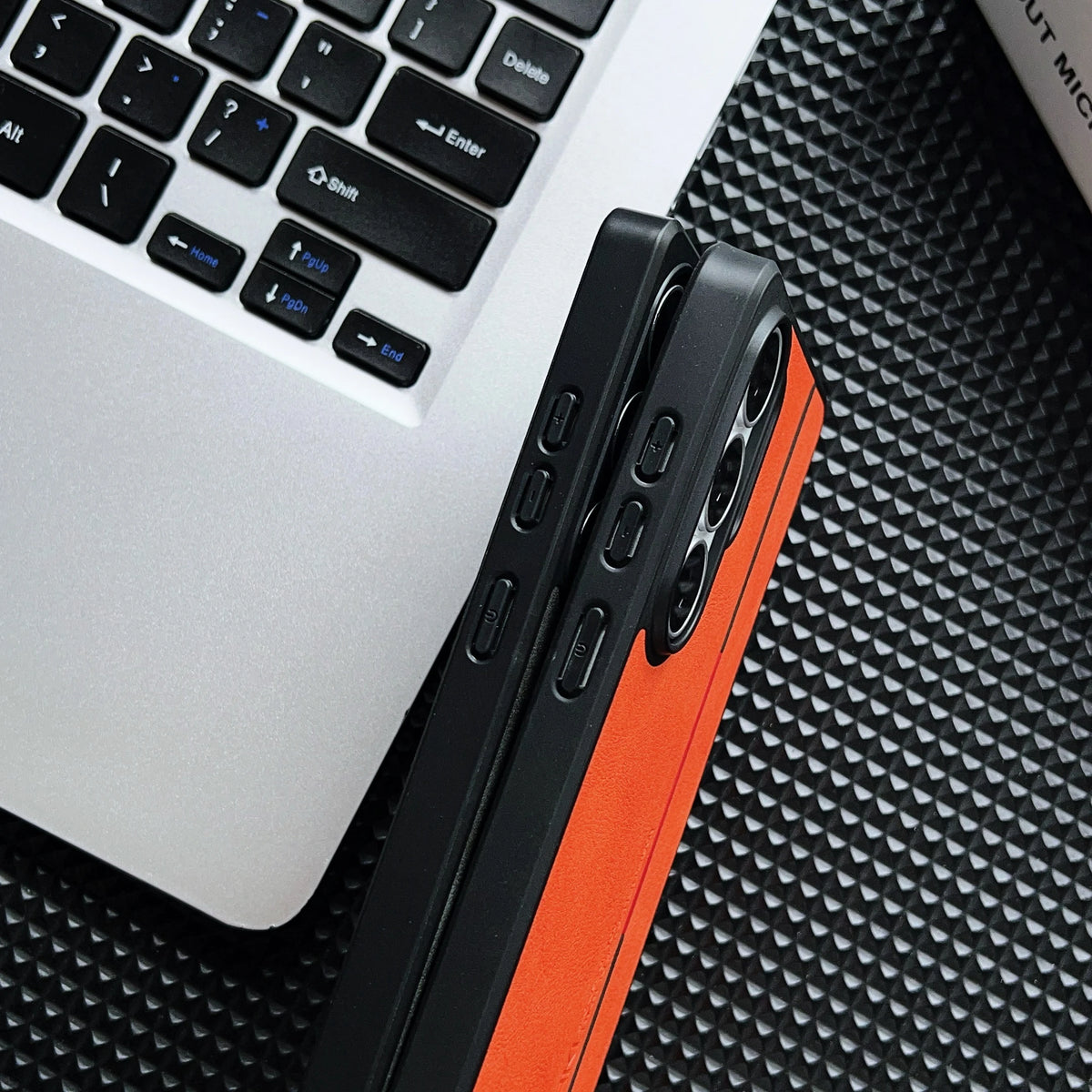 Luxury Business Matte Leather Phone Case For Samsung Galaxy S26 S25 S24 S23 S22 Ultra Camera Protection Shockproof Hard PC Cover