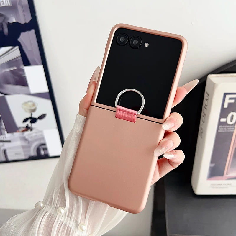 Case for Motorola Razr 60 Ultra 50 40 Ultra 2025 Razr+ 2024 Skin Friendly Portable Ring Hard Mobile Phone Case Cover