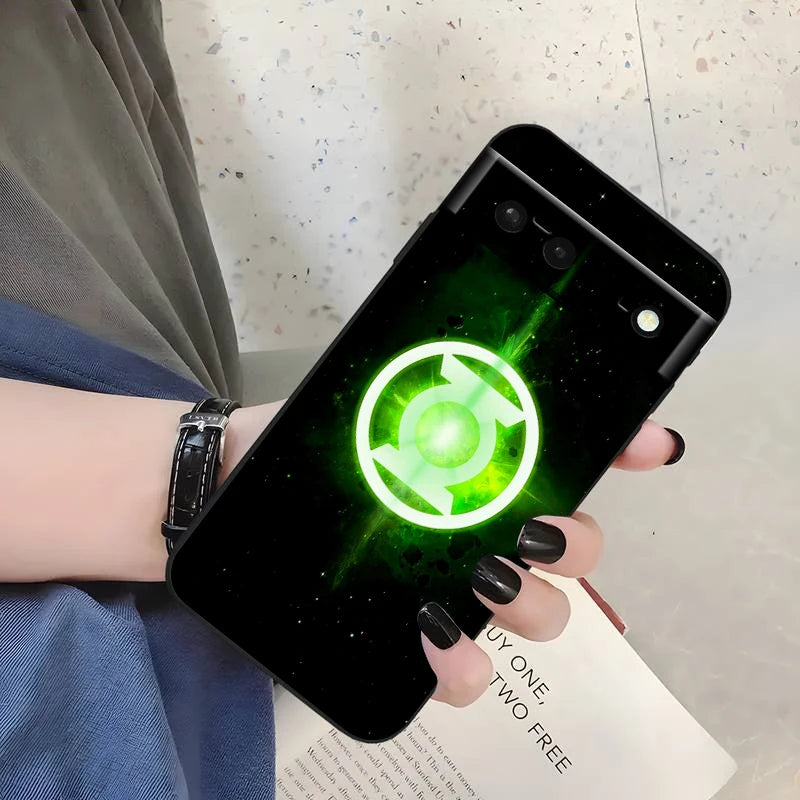 Logo Art S-Supermans B-Batmans For Google Pixel 9 8 7A 7 6A 6 5A 5 4 4A XL 5G Black Silicon Shockproof Shell Cover Phone Case