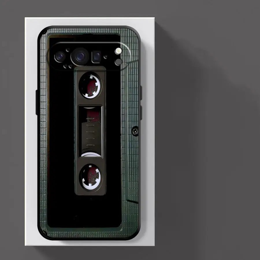 Case for Google Pixel 10A 8a 9a 7a 6 7 8 Pro 10 9 Pro XL 6a Funda Phone Cover Vintage Cassette