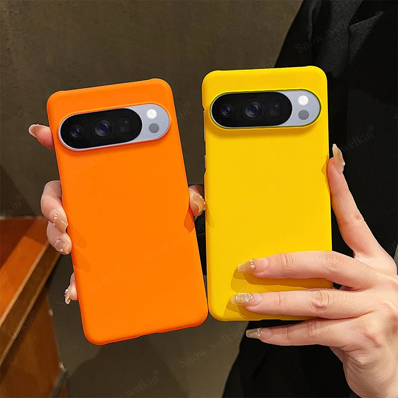 Luxury Rubberized Matte Hard Plastic Case For Google Pixel 11 Pro XL Pixel11 Pro 11Pro Anti-Fingerprint PC Back Phone Case Cover