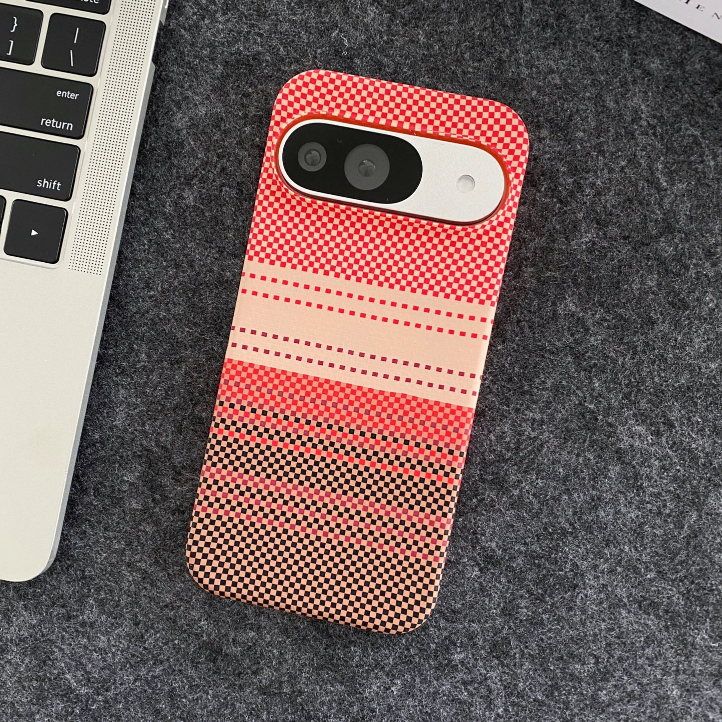 Ultra Thin Magnetic Carbon Fibre Texture Case For Google Pixel 9ProXL 9 8 7 Pro For Magsafe Wireless Charge Shockproof PC Cover