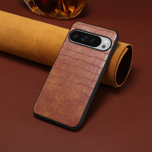3D Texture PU Leather Case for Google Pixel 10 9 Pro XL 8 7 6 9A 8A 7A 6A Shockproof Soft TPU Matte Cover Pixel10 Fundas Bumper